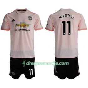 Manchester United Dres Martial 11 Dječji Gostujući 2018/19 Kratkih Rukava